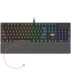 AOC Gaming Keyboard GK500 - RED Full size