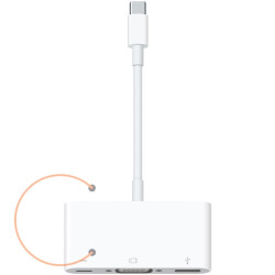 Apple ORIGINAL USB-C VGA Multiport Adapter 