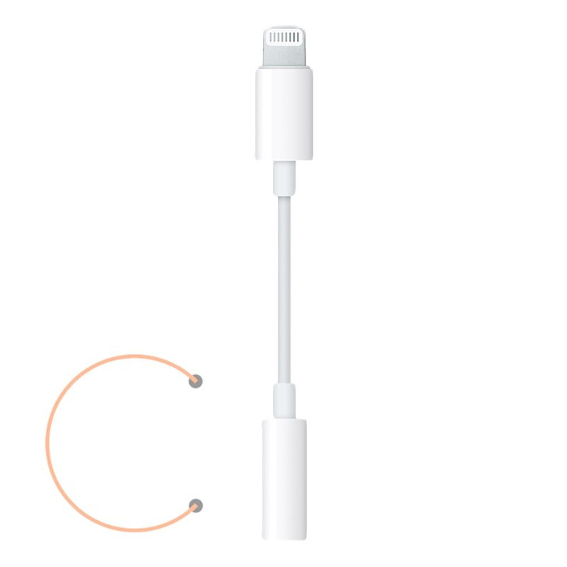 Apple Lightning to 3.5 mm Headphone Jack Adapter
