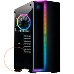 Inter-Tech S-3906 Renegade Tower Black – RGB Computer Case