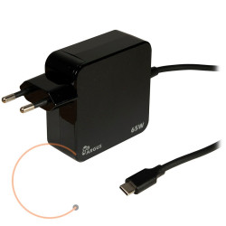 Inter-Tech Power Adapter, Type C, 65W 