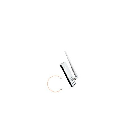 NIC TP-Link TL-WN722N, USB 2.0 Adapter, 2,4GHz High Gain Wireless N 150Mbps, Detachable Omni Directional Antenna 1 x 4dBi 