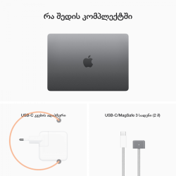Apple CTO MacBook Air 13' Retina LED-backlit display with IPS technology  2560-by-1600 nr at 227 ppi/ M1 chip 8-core CPU and 7-c