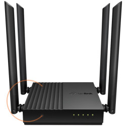 TP-Link Archer C64 AC1200 Wireless MU-MIMO WiFi Router, 4 x G LAN, 1 x G WAN, 400 Mbps 