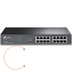 TP-Link TL-SG1016PE 16-Port Gigabit Desktop/Rackmount PoE+ Easy Smart Switch