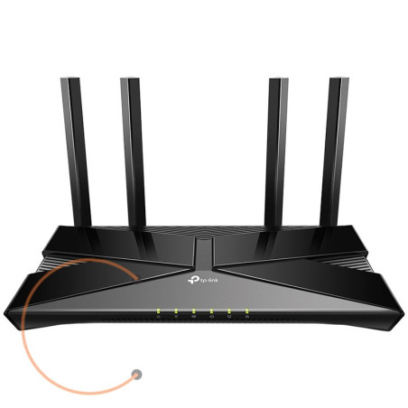 AX3000 Dual-Band Wi-Fi 6 RouterSPEED: 574 Mbps at 2.4 GHz + 2402 Mbps at 5 GHz SPEC: 4× Antennas