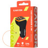 CANYON C-08, Universal 3xUSB car adapter, Input 12V-24V, Output DC USB-A 5V/2.4A