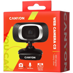CANYON C3 720P HD webcam with USB2.0. connector