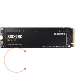 Samsung SSD 980 500GB M.2 PCIE Gen 3.0 NVME PCIEx4