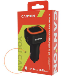 CANYON C-05 Universal 4xUSB car adapter