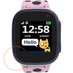 CANYON Sandy KW-34, Kids smartwatch, 1.44 inch colorful screen, GPS function, Nano SIM card, 32+32MB, GSM