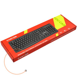 CANYON Wireless Chocolate Standard Keyboard